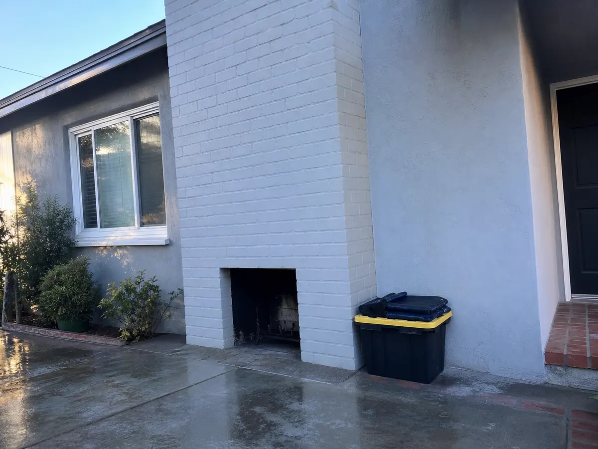 Swept fireplace back in service — completed job in Laguna Hills, CA